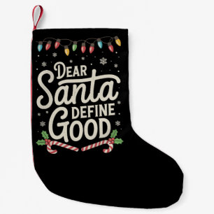 Petite Chaussette De Noël Cher Père Noël Définir Un Bon Noël En Famille Corr