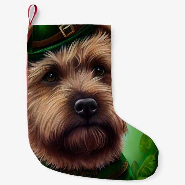 Petite Chaussette De Noël Chesapeake Bay Terrier en tenue de jour St. Patric (Devant)