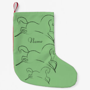 Petite Chaussette De Noël Cheval sauvage Thunder_Cove