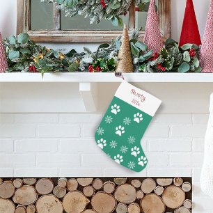 Petite Chaussette De Noël Chien Chien Chien Chien Coussin Animaux de Noël Mo