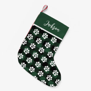 Petite Chaussette De Noël Chien de En vichy Noël Stocker