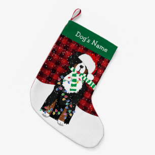 Petite Chaussette De Noël Chien de vacances de Noël Bernese Mountain