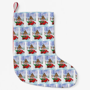 Petite Chaussette De Noël Chien Roi Cavalier En Livraison De Noël Camion Nei