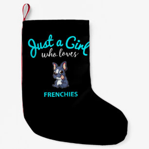 Petite Chaussette De Noël Chien-taureaux Français Pour Filles Enfants Chien-