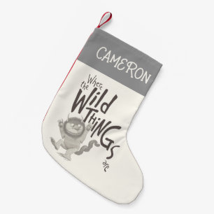 Petite Chaussette De Noël Citation de Où sont les monstres Ajoutez votre n
