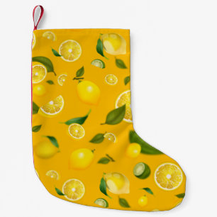 Petite Chaussette De Noël Citron Variété 7