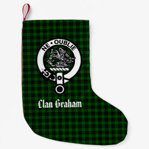 Petite Chaussette De Noël Clan Graham Crest Badge personnalisé