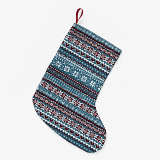 Petite Chaussette De Noël Classic Scandinavian Christmas Sweater Pattern