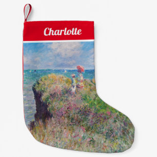 Petite Chaussette De Noël Claude Monet - Cliff Walk at Pourville