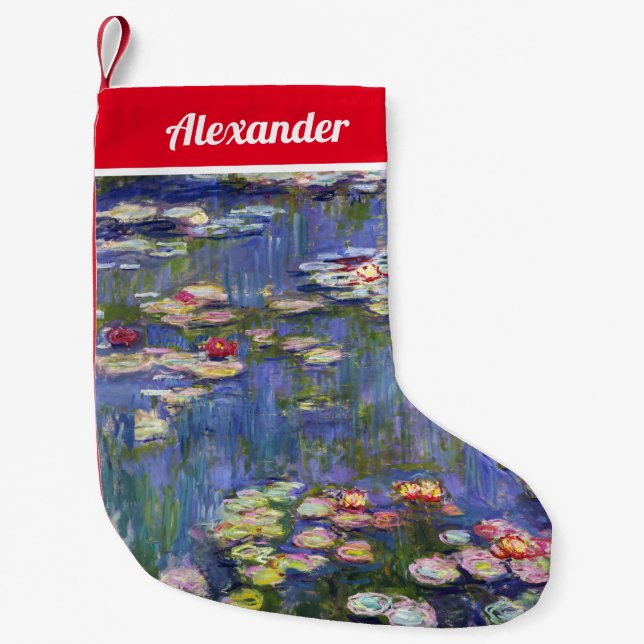 Petite Chaussette De Noël Claude Monet - Nymphéas / Nymphéas (Devant)