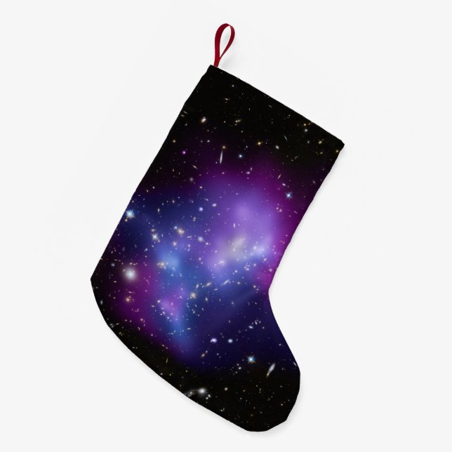 Petite Chaussette De Noël Cluster de galaxie violette (Devant (Accrochage))