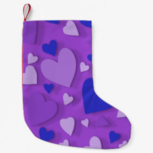 Petite Chaussette De Noël Coeur de papier décoratif 9