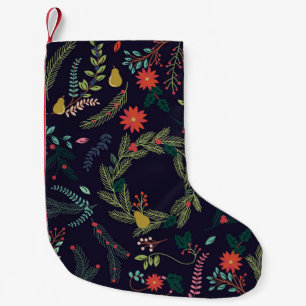 Petite Chaussette De Noël Collection de style Vintage main tiré Noël H