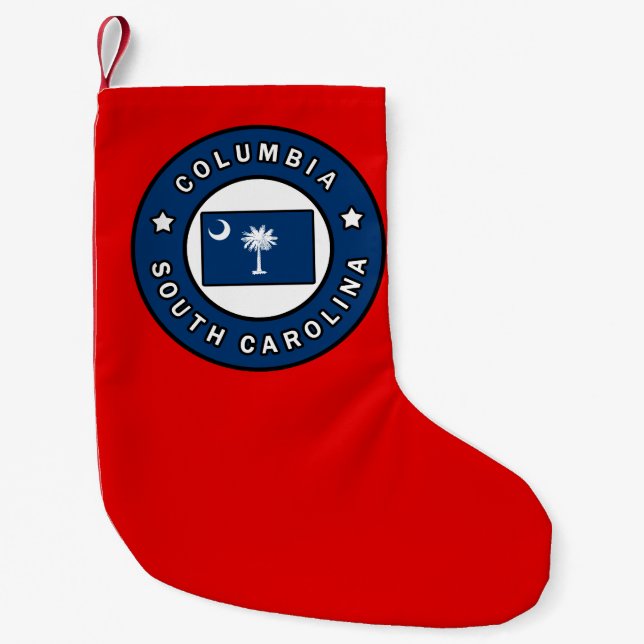 Petite Chaussette De Noël Colombie Caroline du Sud (Devant)