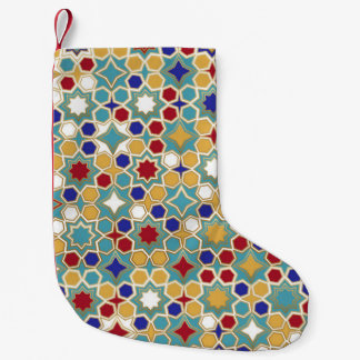 Petite Chaussette De Noël Colorée mosaïque islamique Motif sans couture
