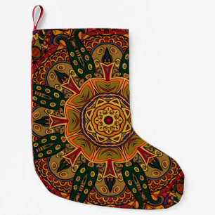 Petite Chaussette De Noël Conception de carreaux de traçabilité sans soudure