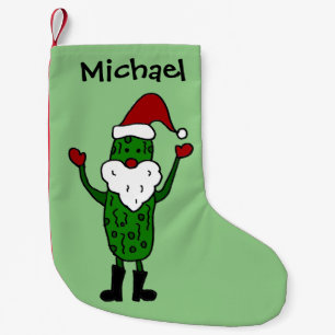 Petite Chaussette De Noël Conserves au vinaigre drôles dans le bas de Noël