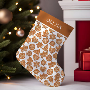 Petite Chaussette De Noël Cookies de Ghomme en Pain d'Épices Personnalisés