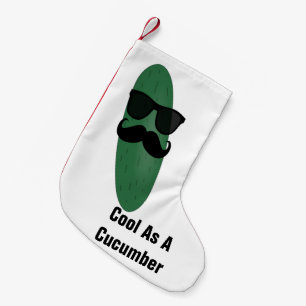 Petite Chaussette De Noël Cool comme bas de Noël de concombre