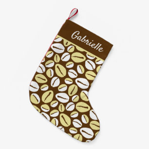 Petite Chaussette De Noël Coques de cowrie des Caraïbes d'Afrique ethnique