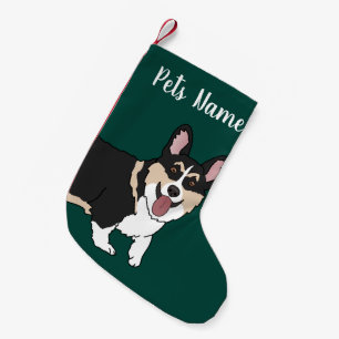 Petite Chaussette De Noël Corgi de Noël