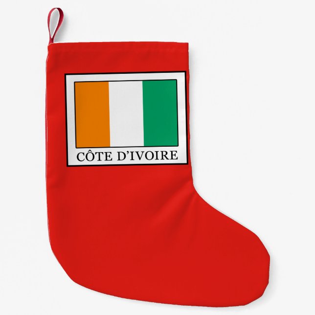 Petite Chaussette De Noël Côte d'Ivoire (Devant)