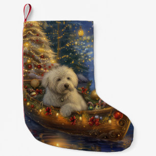 Petite Chaussette De Noël Coton De Tulear Noël Festive Voyage
