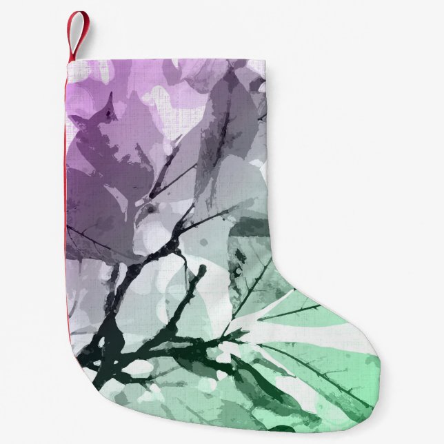 Petite Chaussette De Noël Couleurs d'automne, feuille 5 (Devant)