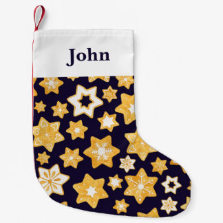 Petite Chaussette De Noël Couronne de biscuits de Noël avec Arrière - plan b