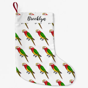 Petite Chaussette De Noël Cute happy parrot