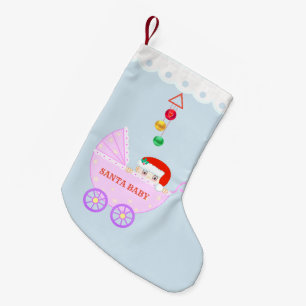Petite Chaussette De Noël Cute personnalisée Père Noël Baby