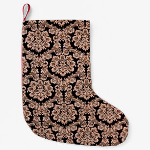 Petite Chaussette De Noël Cute renard sans couture motif, loup dessiné à la