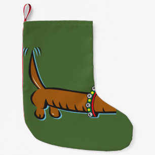 Petite Chaussette De Noël Dachshund de Noël