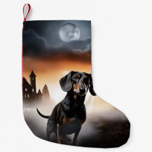Petite Chaussette De Noël Dachshund Halloween effroi