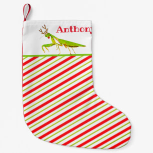 Petite Chaussette De Noël De nom fait sur commande étrange flairé rouge de