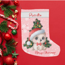 Décor de Noël Cute Chat Classique Rose
