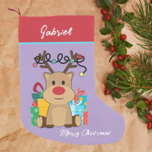 Décor de Noël Cute Reindeer Classic
