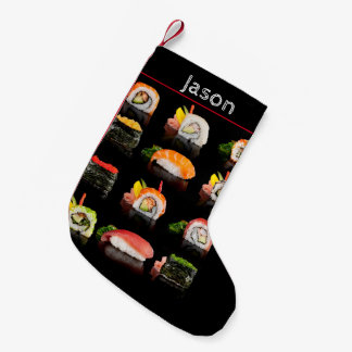 Petite Chaussette De Noël Décoration de fête de Noël pour une soirée sushi f