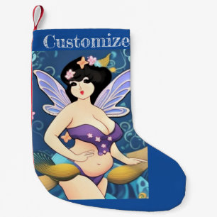 Petite Chaussette De Noël Déesse de fée en pleine figure Thunder_Cove