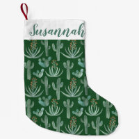 Desert Saguaro Cactus Succulents Motif PERSONNALIS