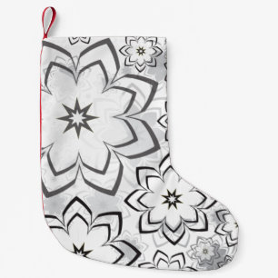 Petite Chaussette De Noël Design floral 11