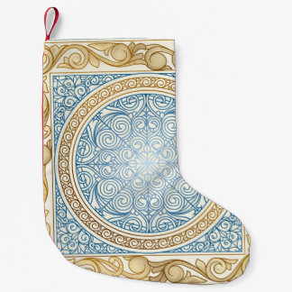 Petite Chaussette De Noël Design vintage doré