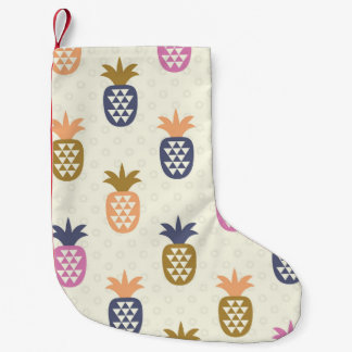 Petite Chaussette De Noël Design Vintage Motif sans ananas