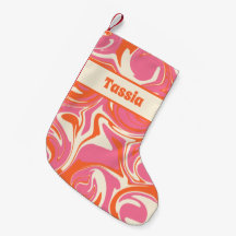 Déverser en rose, orange et crème