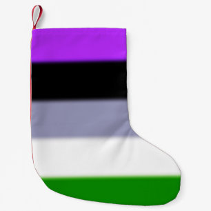 Petite Chaussette De Noël Drapeau de fierté de Falln Genderqueer