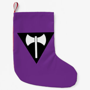 Petite Chaussette De Noël Drapeau de fierté lesbienne SlipperyJoe puissant s