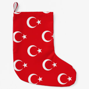 Petite Chaussette De Noël Drapeau turc
