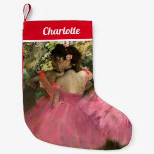 Petite Chaussette De Noël Edgar Degas - Danseurs en rose