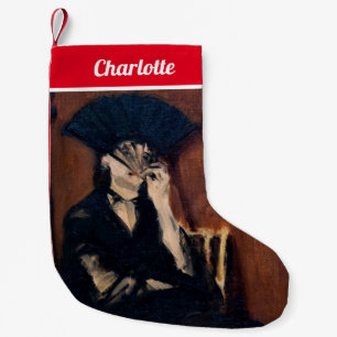 Petite Chaussette De Noël Edouard Manet - Berthe Morisot avec un éventail