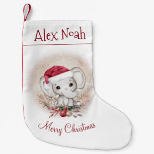 Petite Chaussette De Noël Élevage de Noël personnalisé